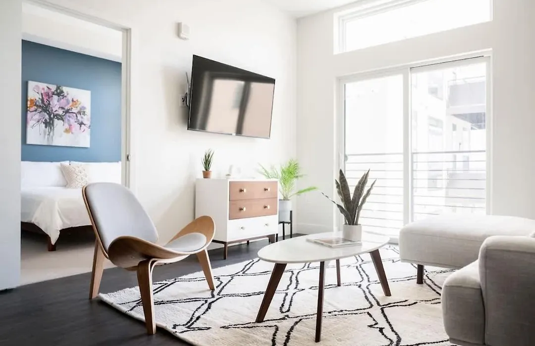 Skyline Blue Modern Loft - Zuni Lofts-1